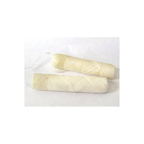 Fio dentário de seda natural Vomel com cera de abelha, 2 recargas de 10ml