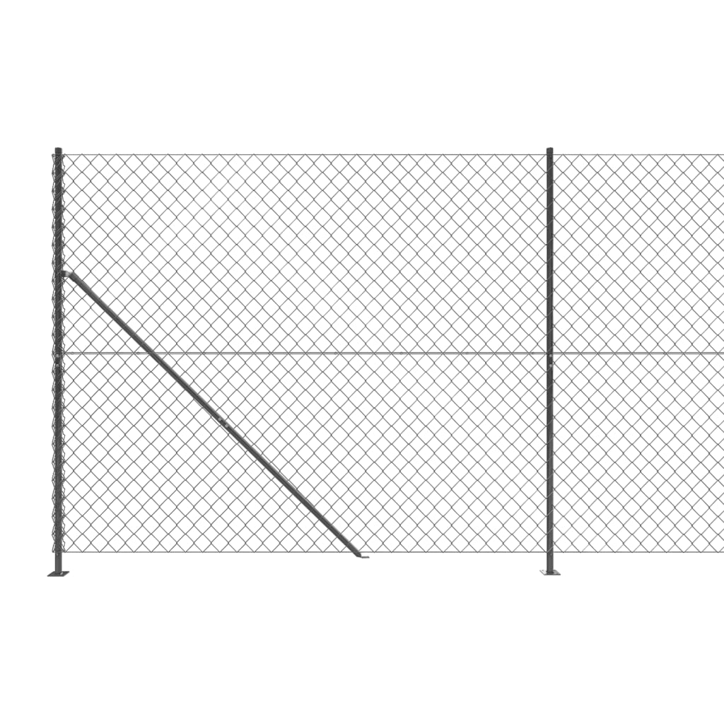 Cerca De Alambre Con Brida Gris Antracita 1,8x10 M / Vetonek_5