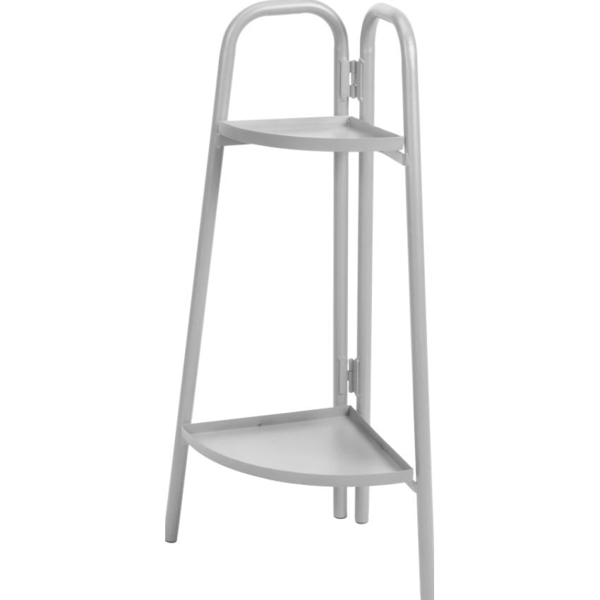 Plantas de prateleiras de canto em aço