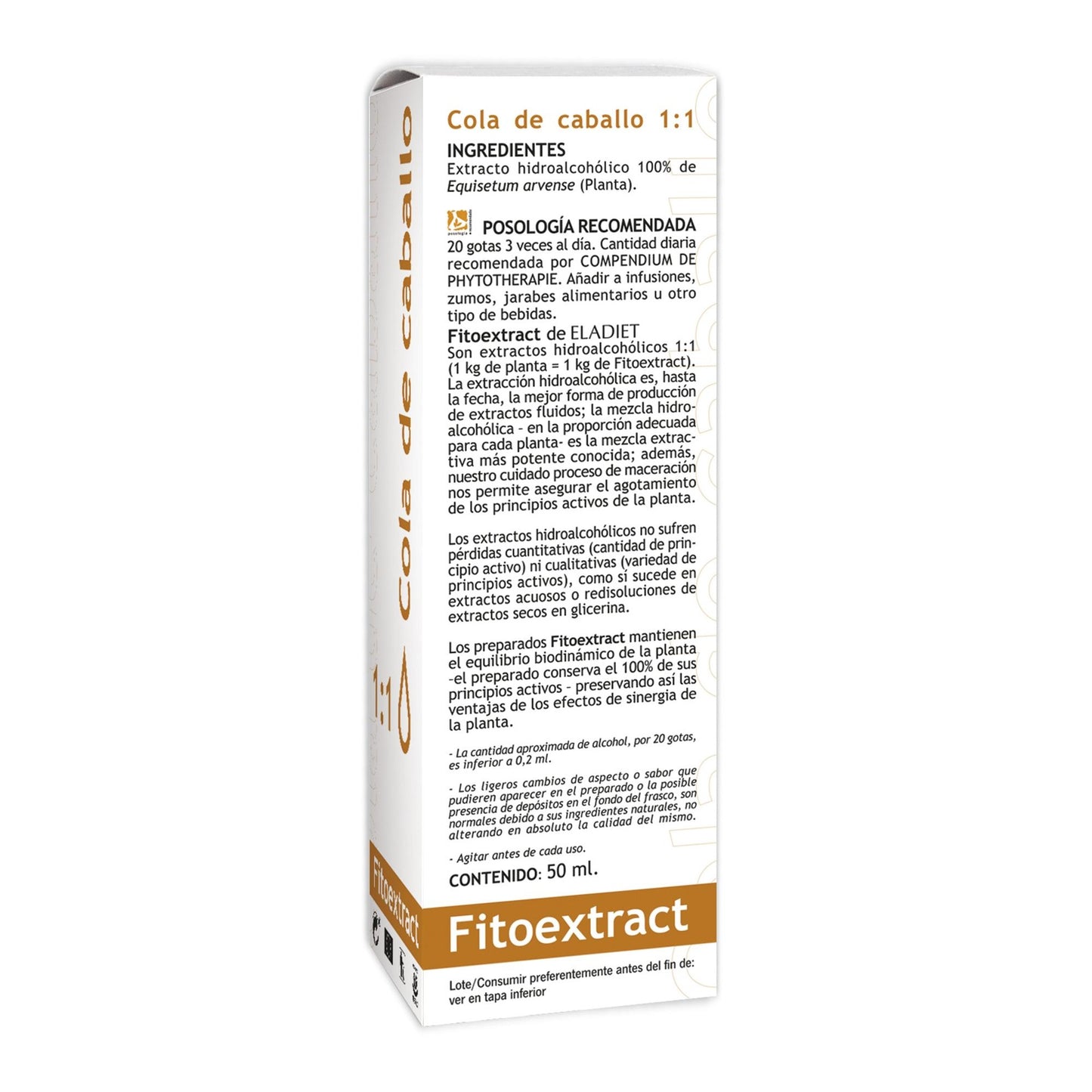Fitoextrato de Cavalinha Eladiet 50 ml