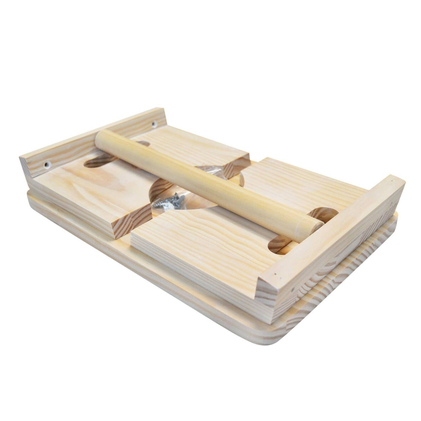 Well Home - Taburete Multifunción 'ara' Desmontable Sin Barniz_4