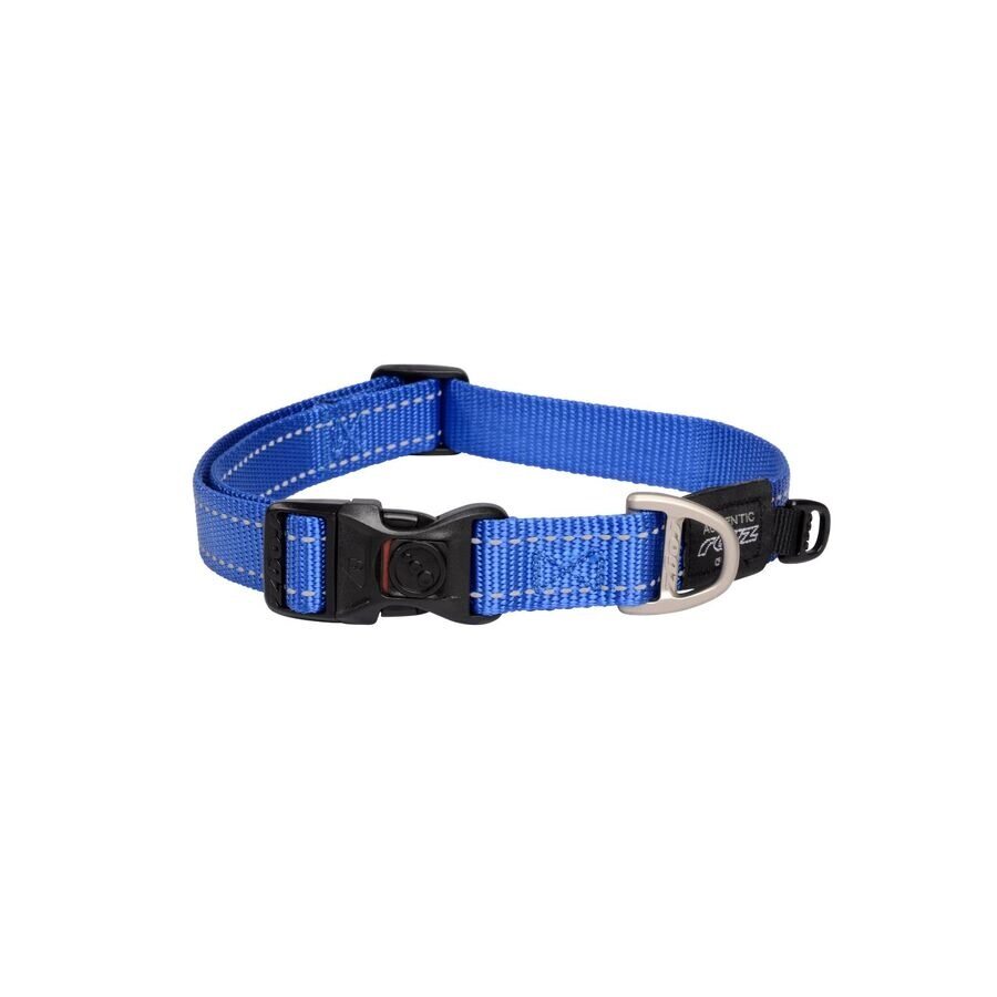 Collar Para Perro, Modelo Classic De Rogz Color Azul. Talla Xl (39-64kg)_0