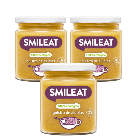 PROMOÇÃO 3x Pote de Ensopado de Feijão Smileat Biológico 230g