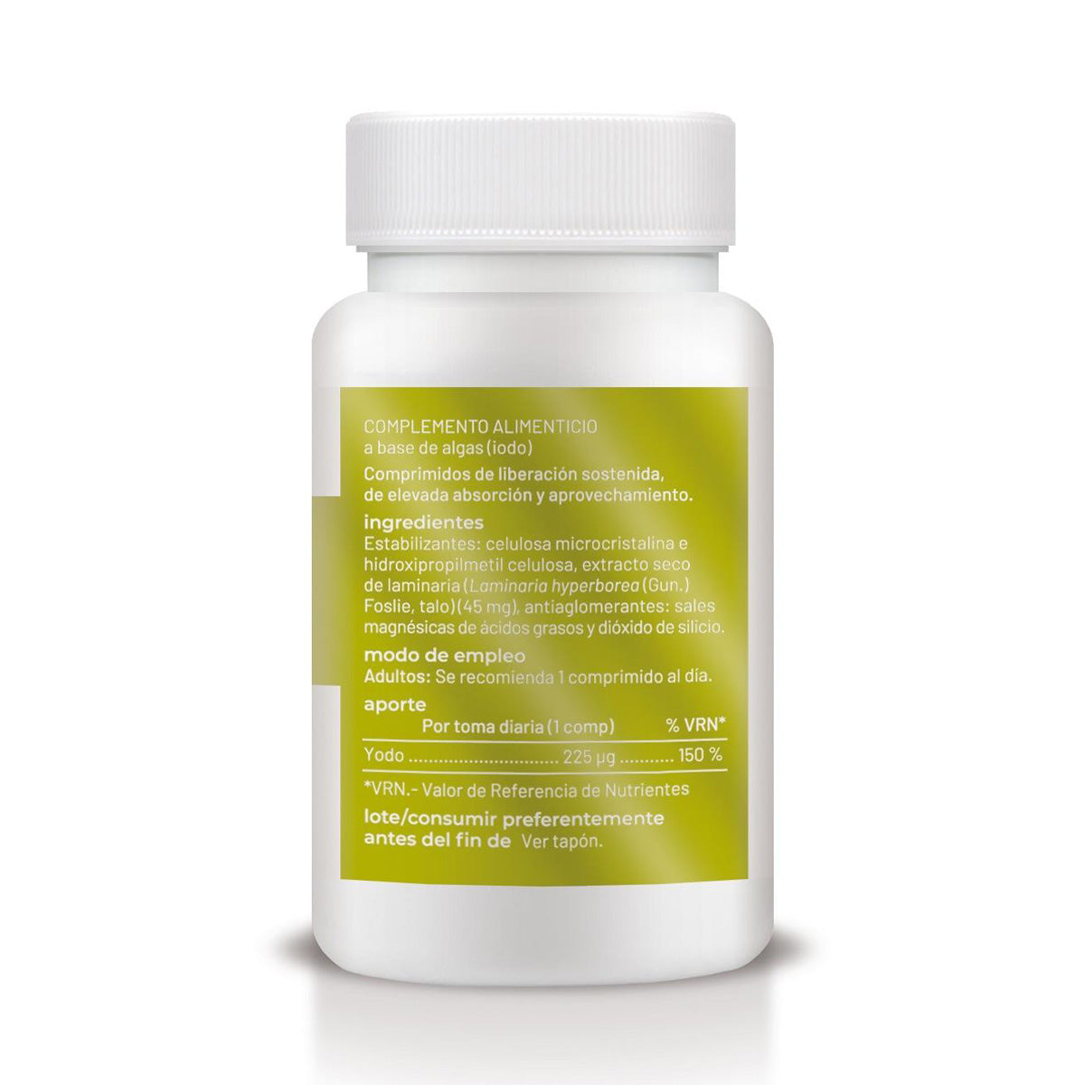 Iodo de libertação sustentada, Soria Natural, 60 comprimidos