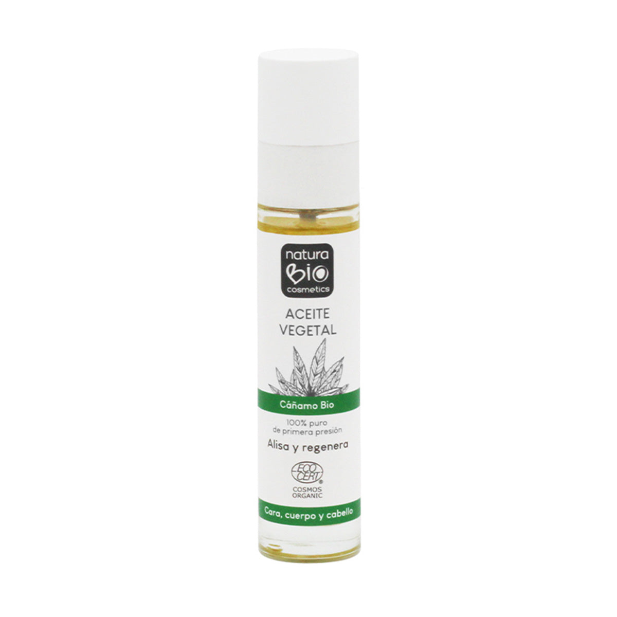 Óleo Vegetal de Cânhamo Biológico, NATURABIO, 50 ml
