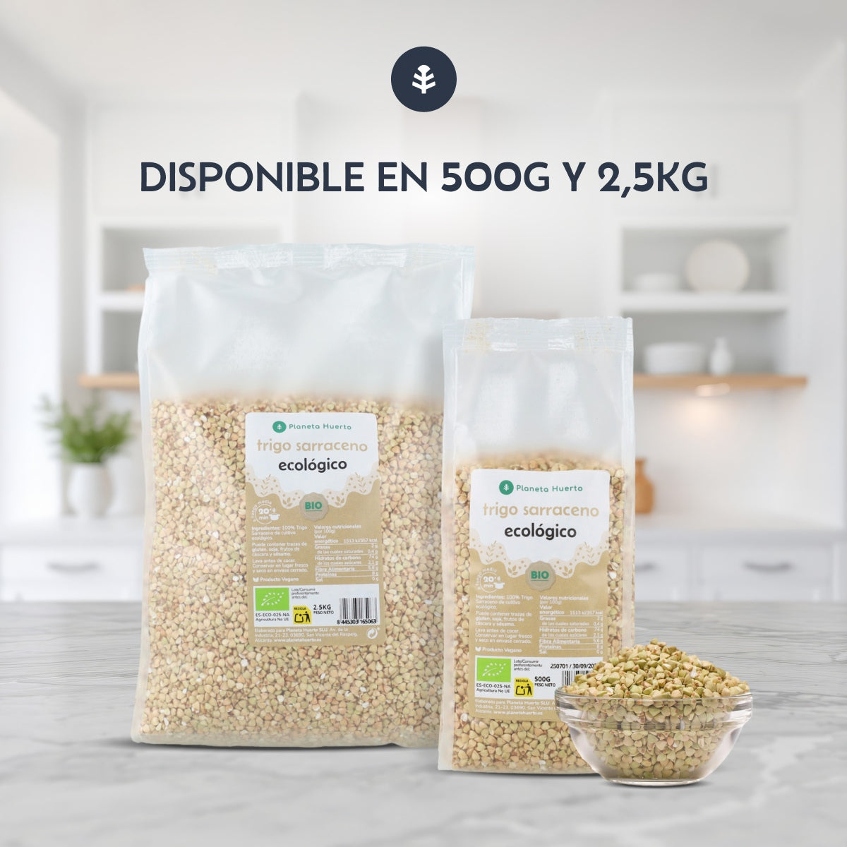 Trigo Sarraceno Biológico Planeta Huerto 2,5 kg