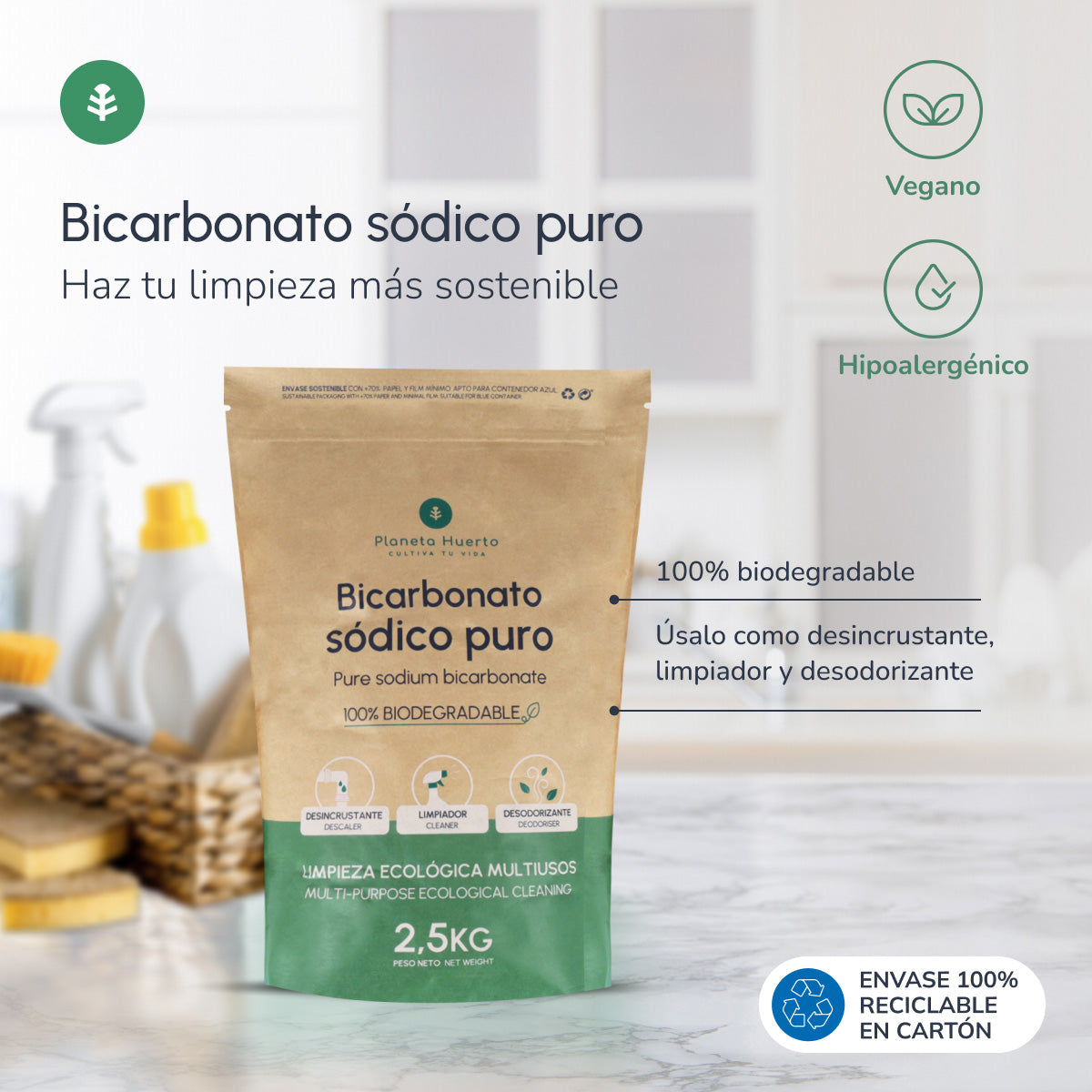 Planeta Huerto Bicarbonato de Sódio 2,5 Kg