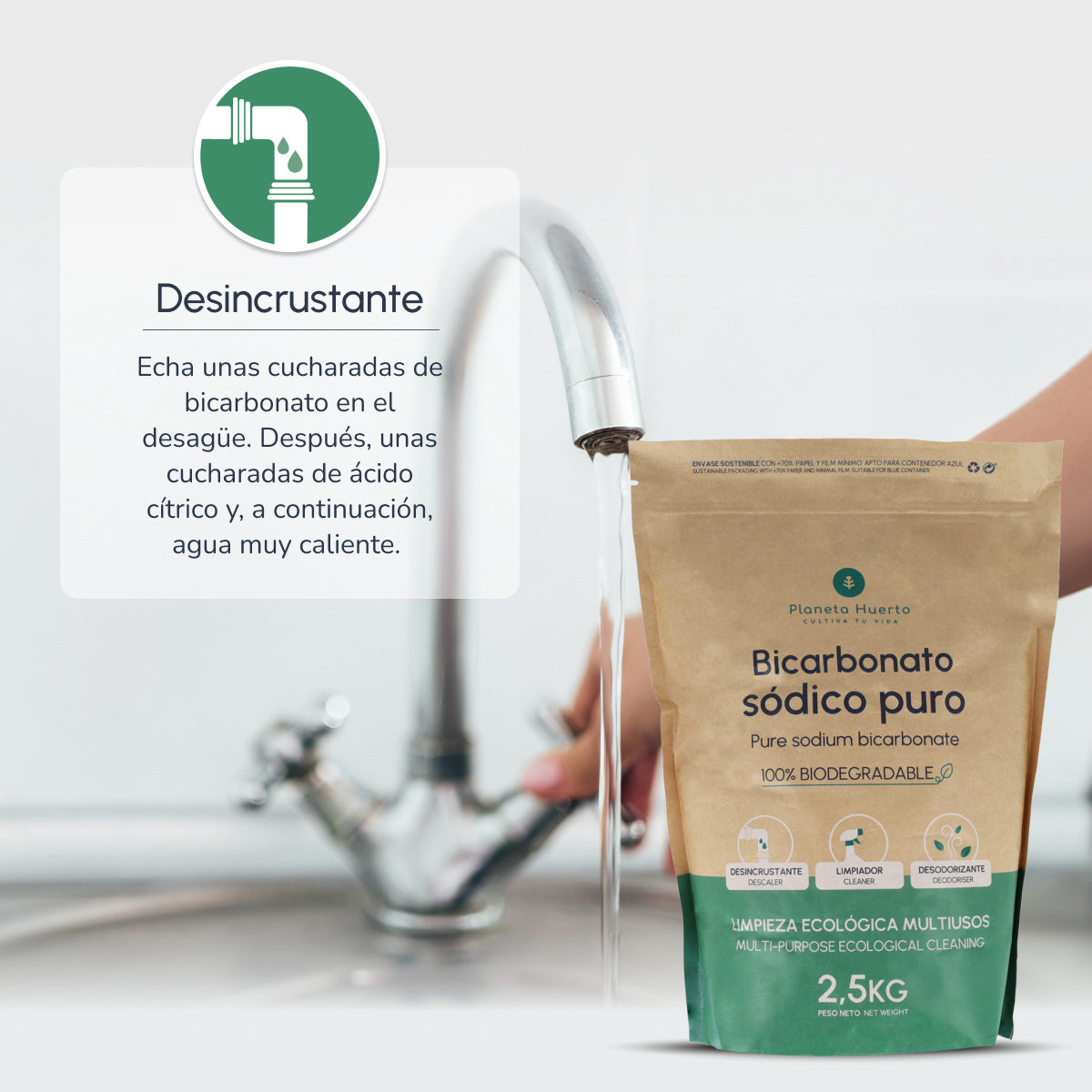 Planeta Huerto Bicarbonato de Sódio 2,5 Kg