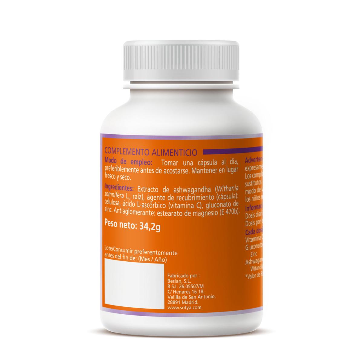 Ashwagandha 570 mg Sotya 60 Cápsulas