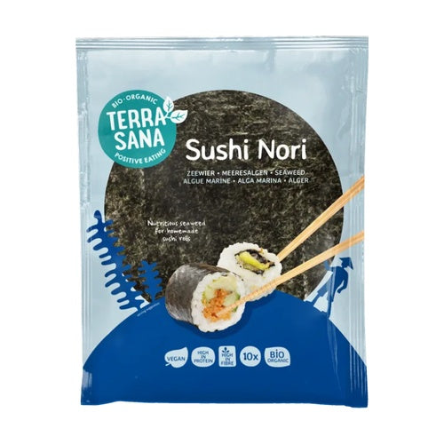 Sushi Nori Biológico - 10 folhas Terrasana