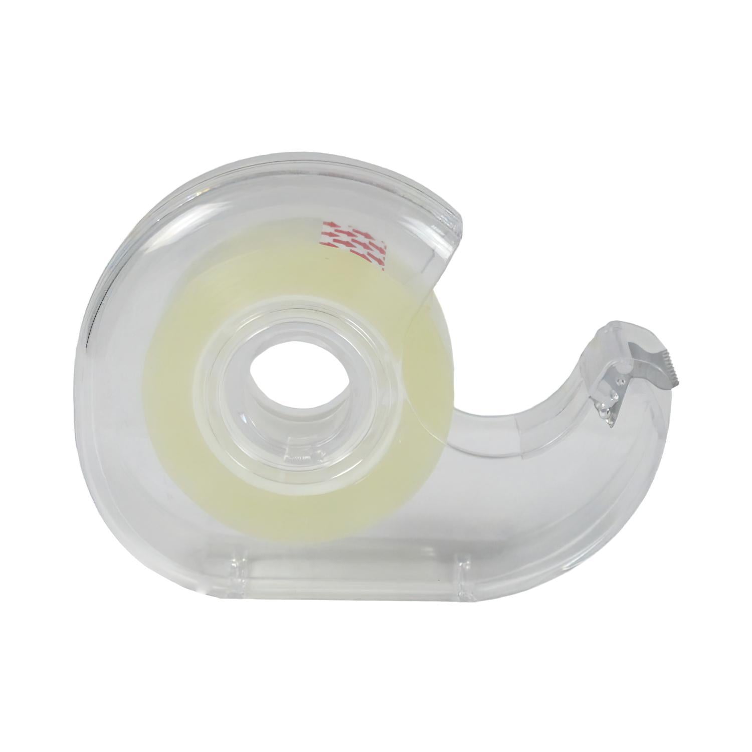 Cinta Celo Adhesivo Transparente 18 Mm. X 33 Mts. Con Dispensador.