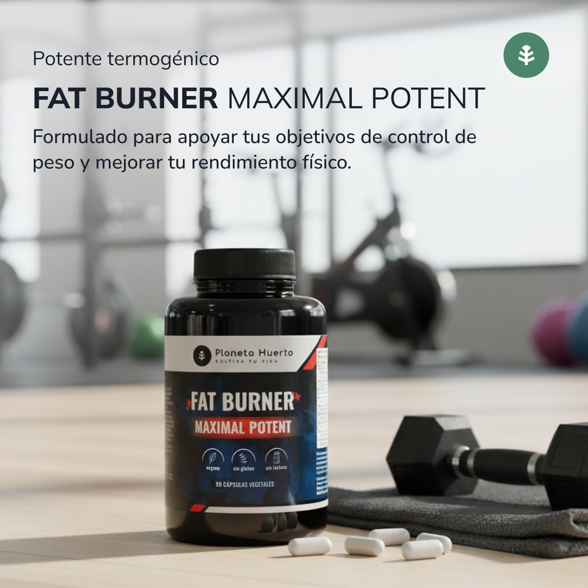 Queimador de gordura Planeta Huerto Fat Burner 90 cápsulas