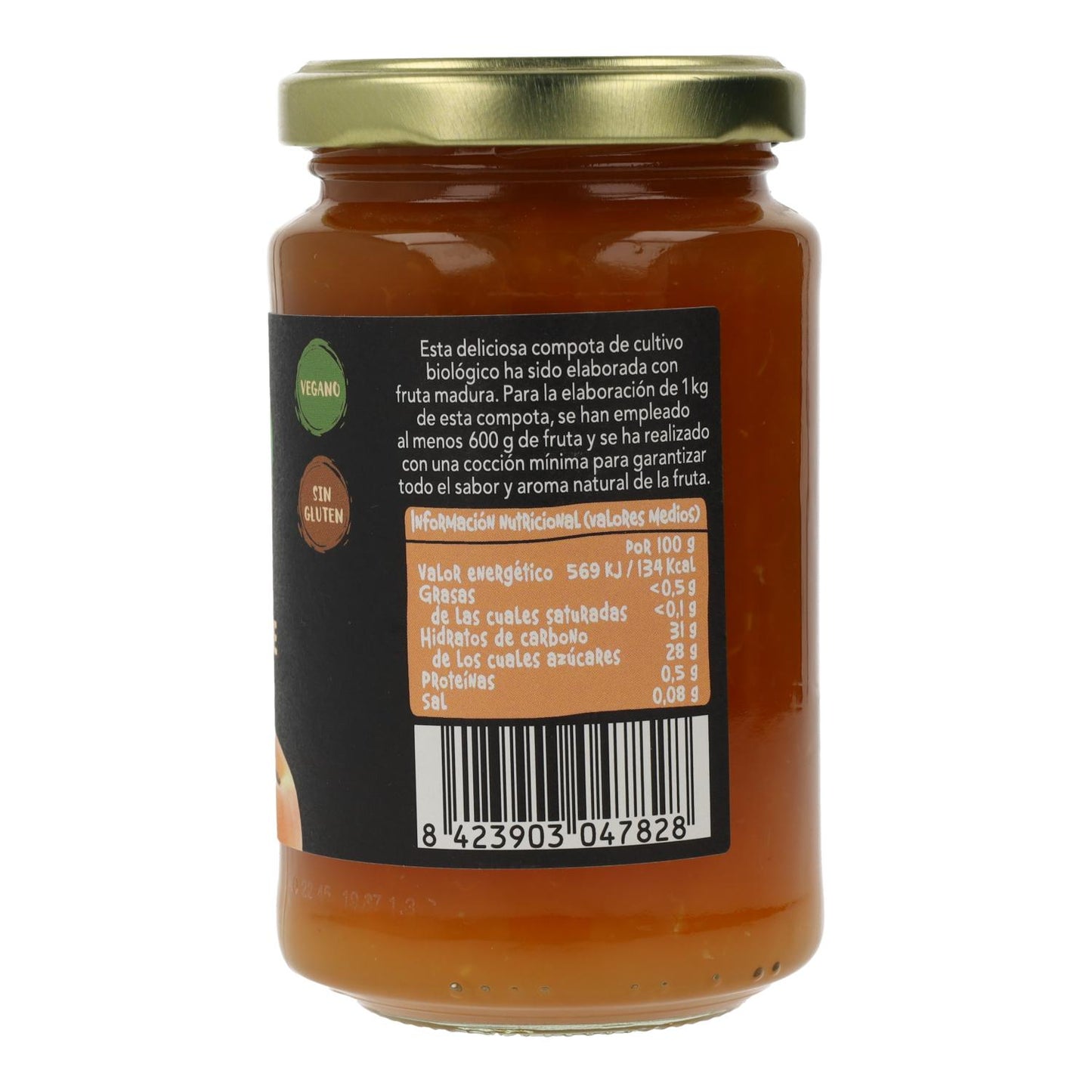 Compota de Damasco Orgânica Biocop 265g