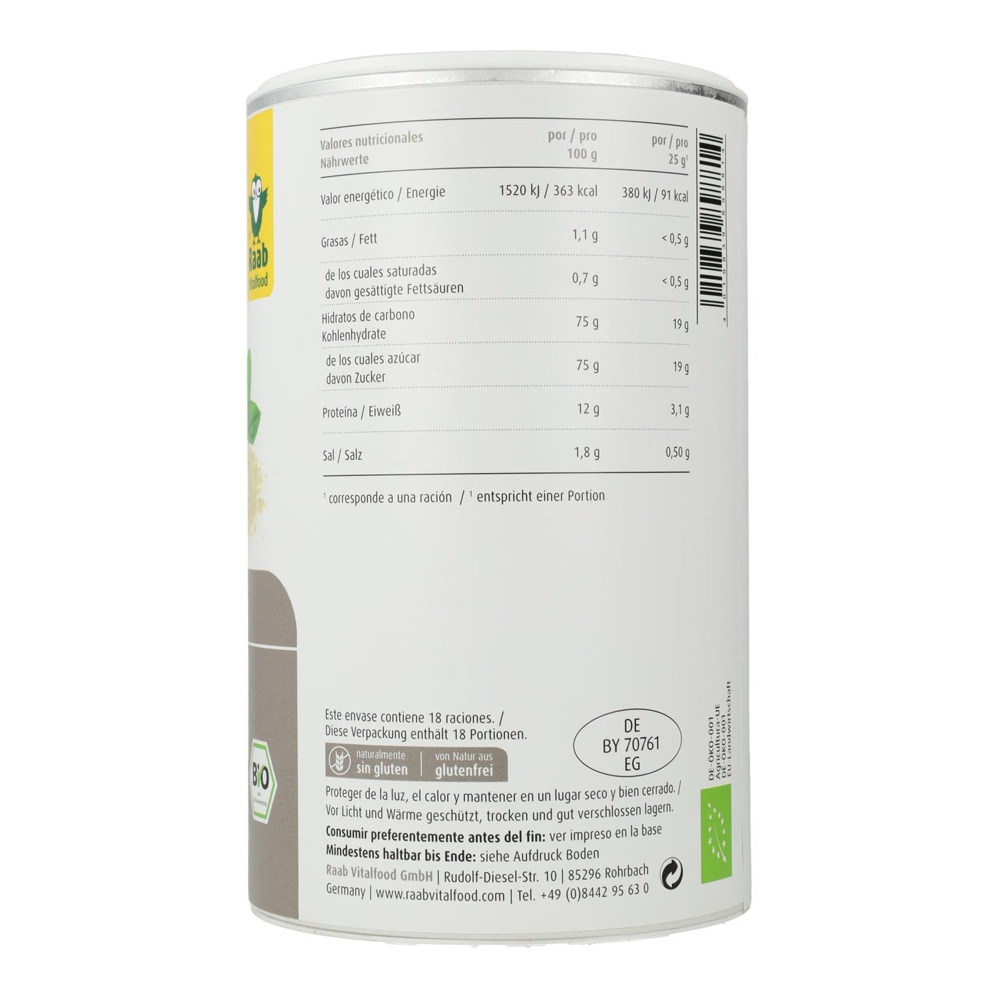 Raab Leitelho Natural 450g