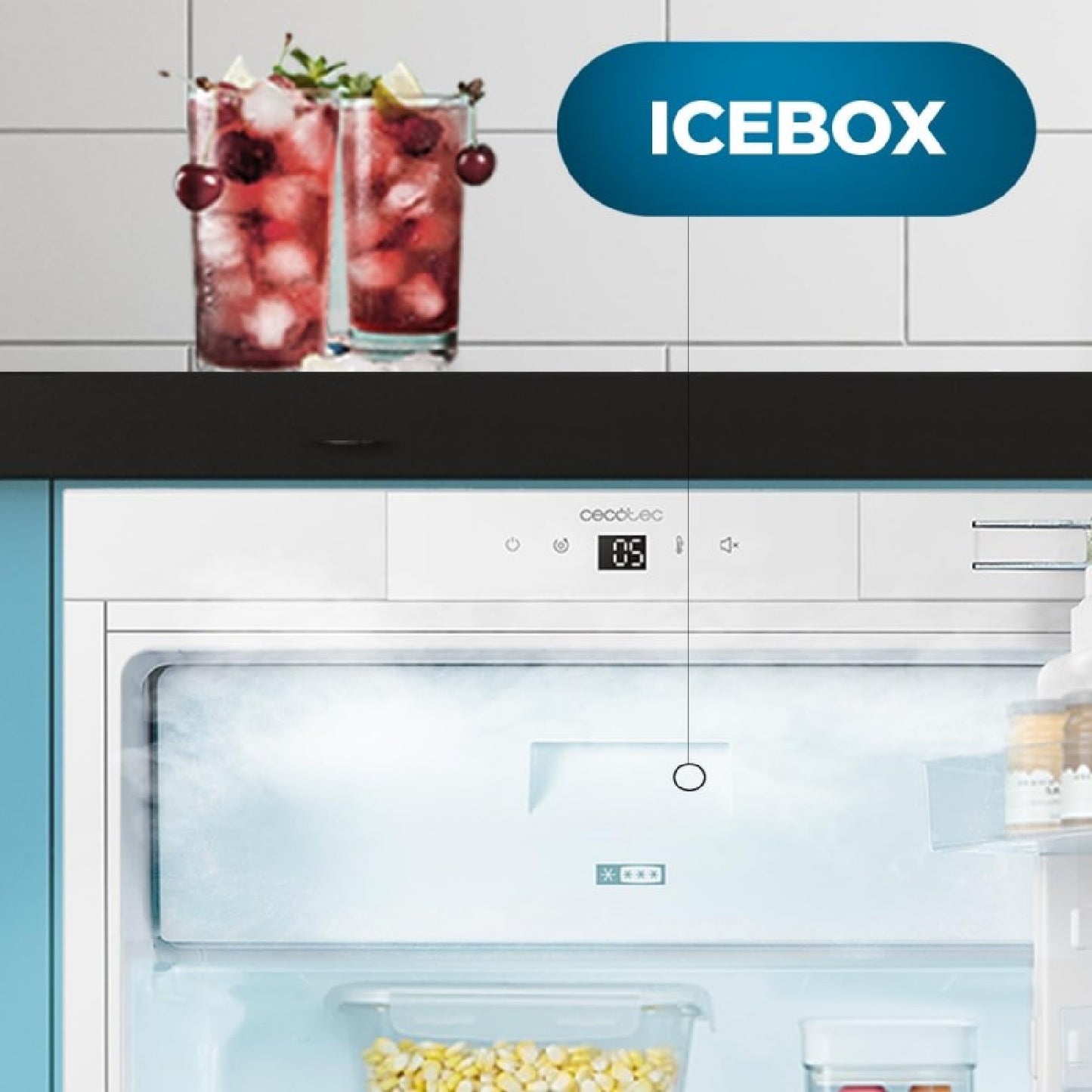 Cecotec Mini Frigorífico Integrable Bolero Coolmarket Tt Bi 121 E_4