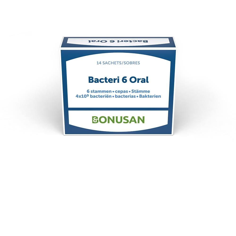 Bacteri 6 Oral Bonusan 14 saquetas