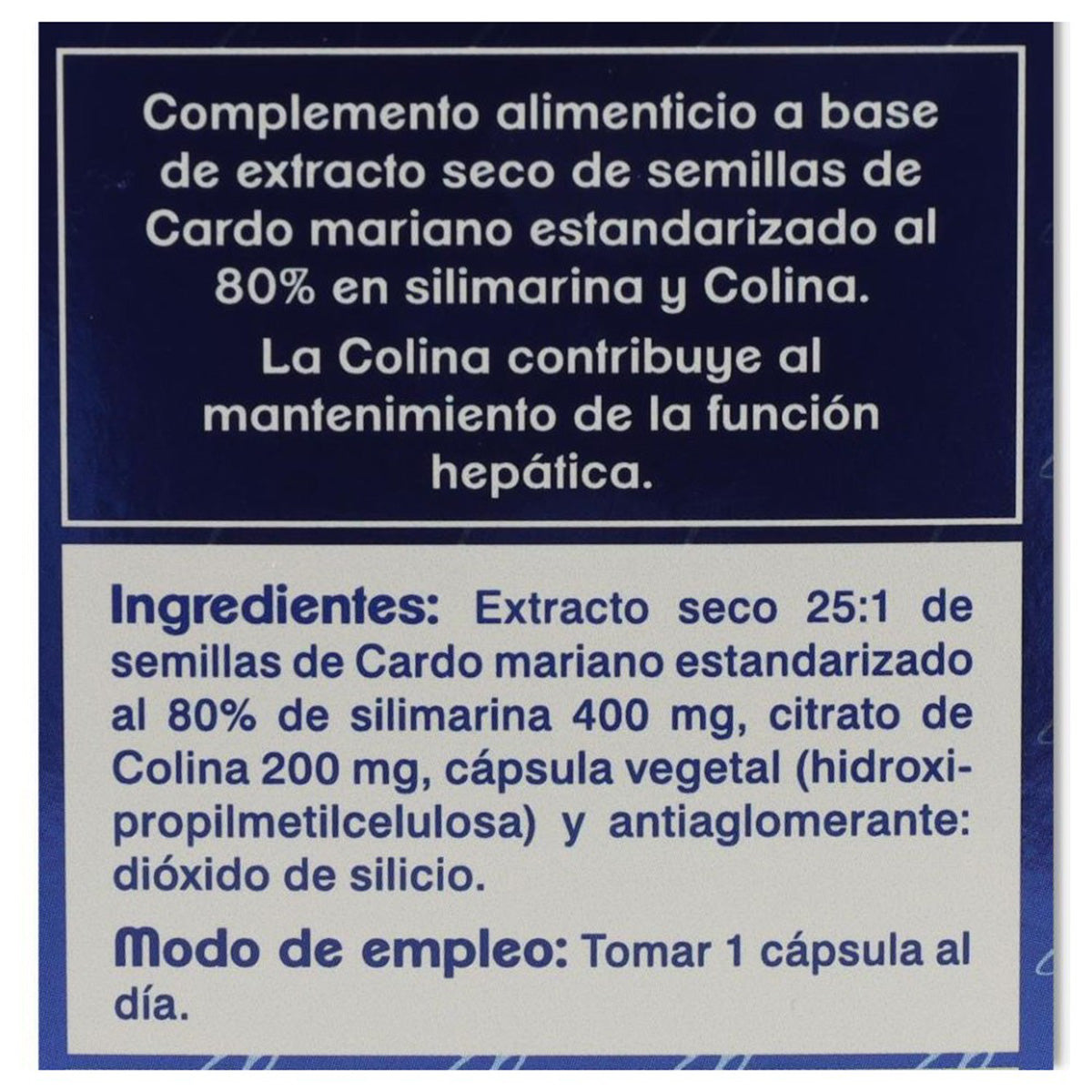 Pacote de poupança de cardo mariano, Tongil, 80 cápsulas