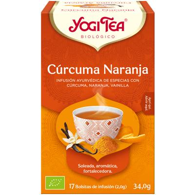 Yogi Tea Cúrcuma e Laranja 17 bolinhas (2 gr)