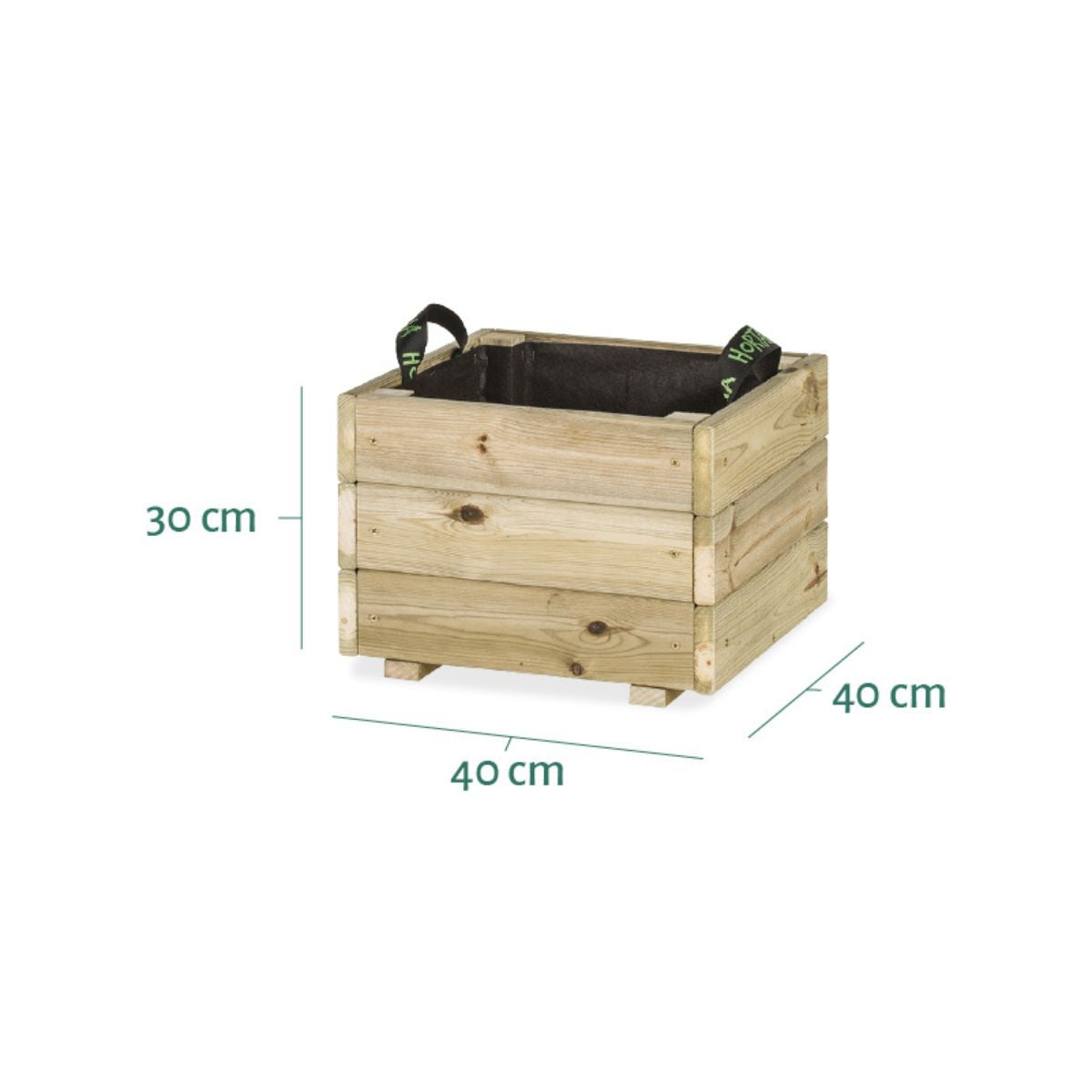 Pun Hortalia plantador de madeira