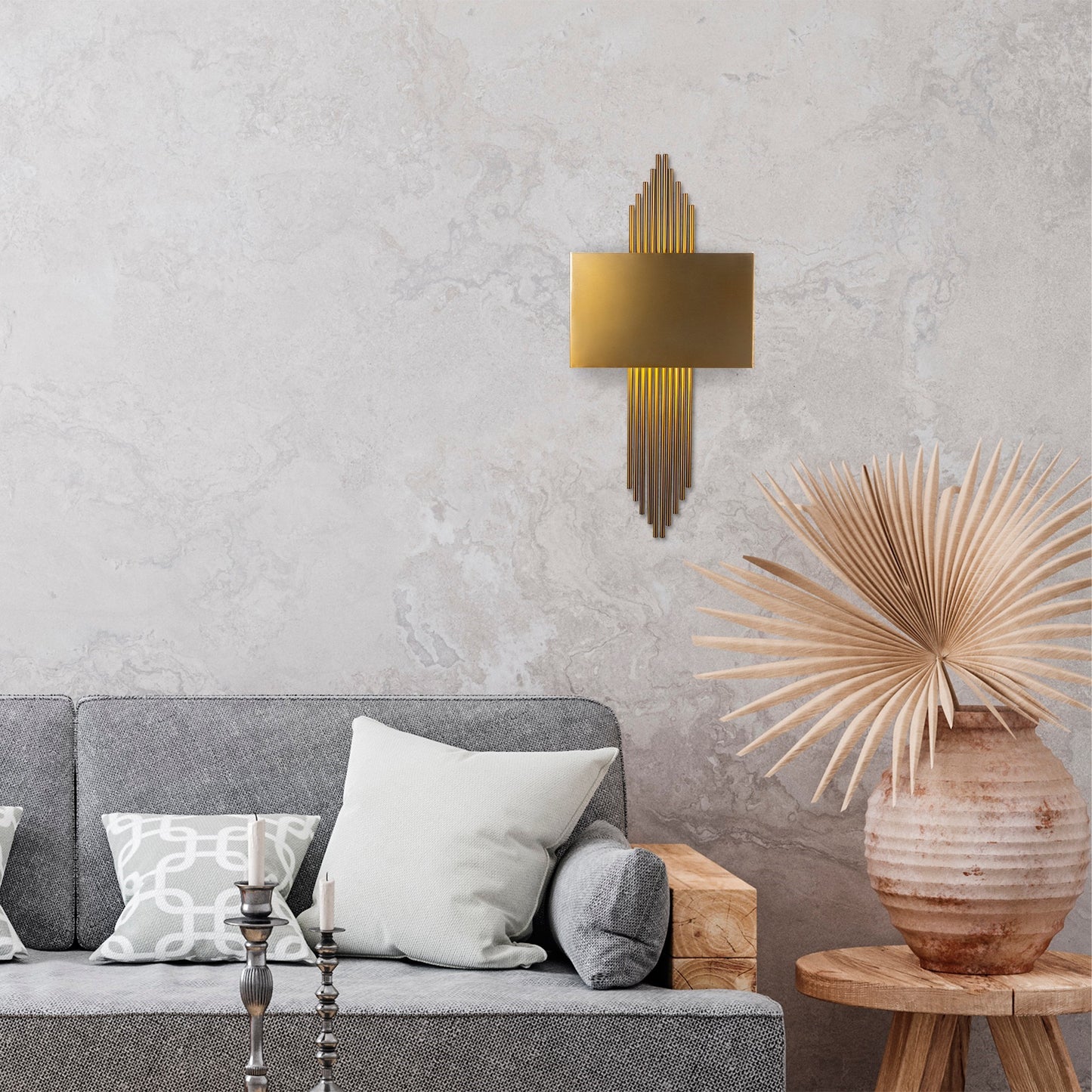 Aplique De Pared, Metal , Vintage, 75x10x22, Casquillo E 27 Max 40 W_5