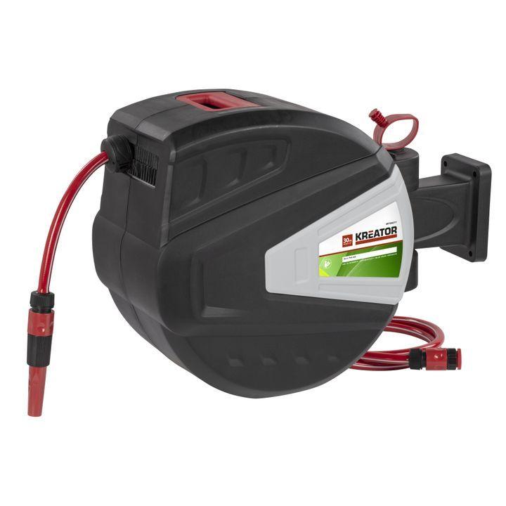Enrolador de mangueira de parede Kreator de 30 m