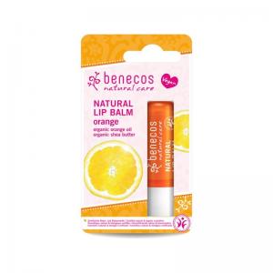Bálsamo Labial Benecos Shea Olive Jojoba Orange 4,8 g