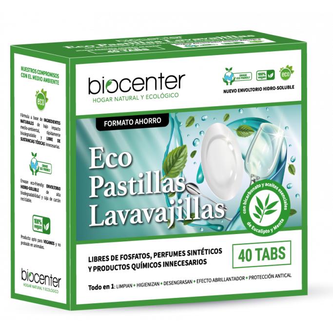 Biocenter Eco Comprimidos para máquina de lavar louça 40 comprimidos