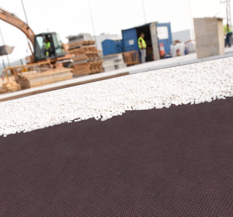 Rede geotêxtil anti-ervas daninhas 1,25 x 10 m 100 g/m² castanho Faura