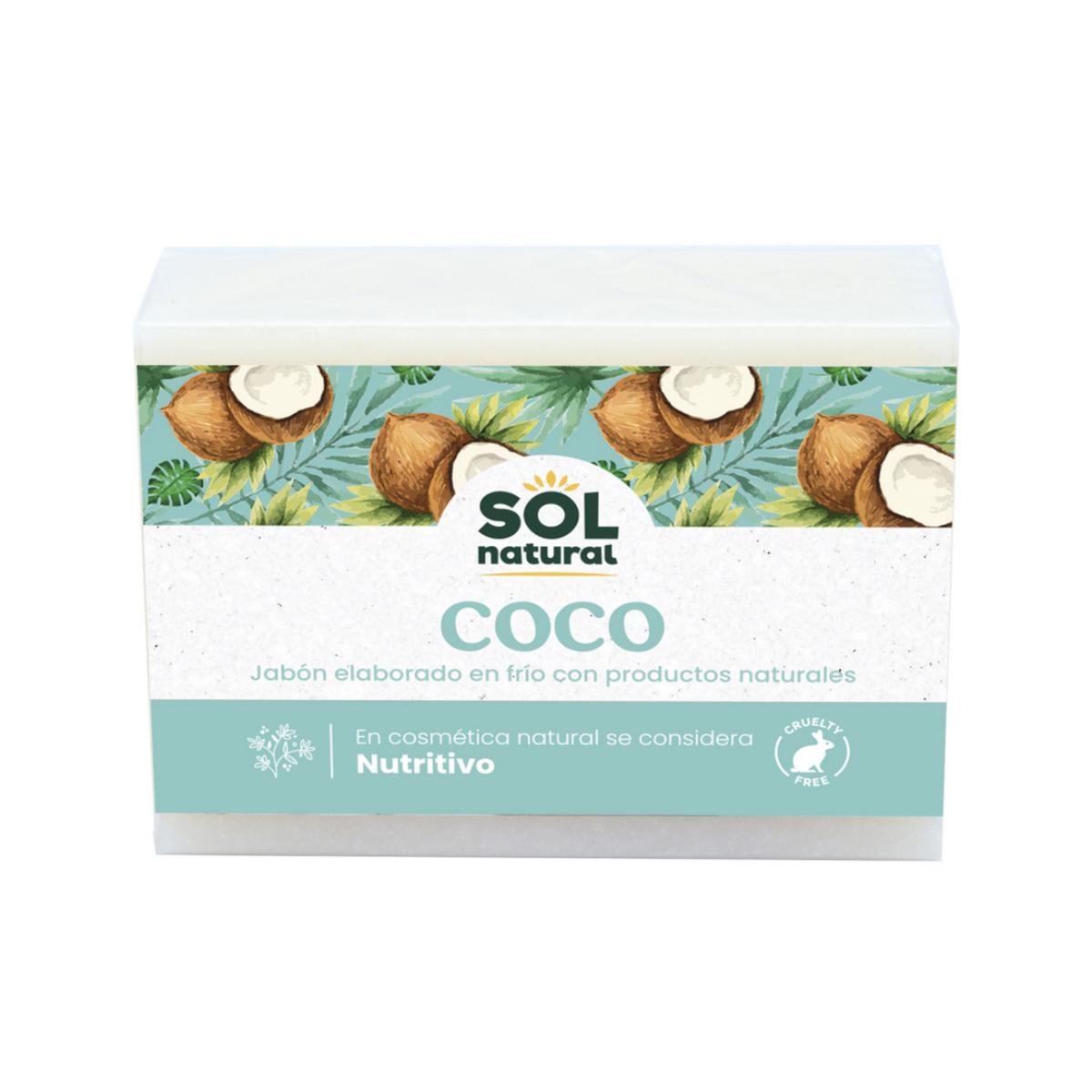 Sabonete natural de coco Sol Natural 100 g