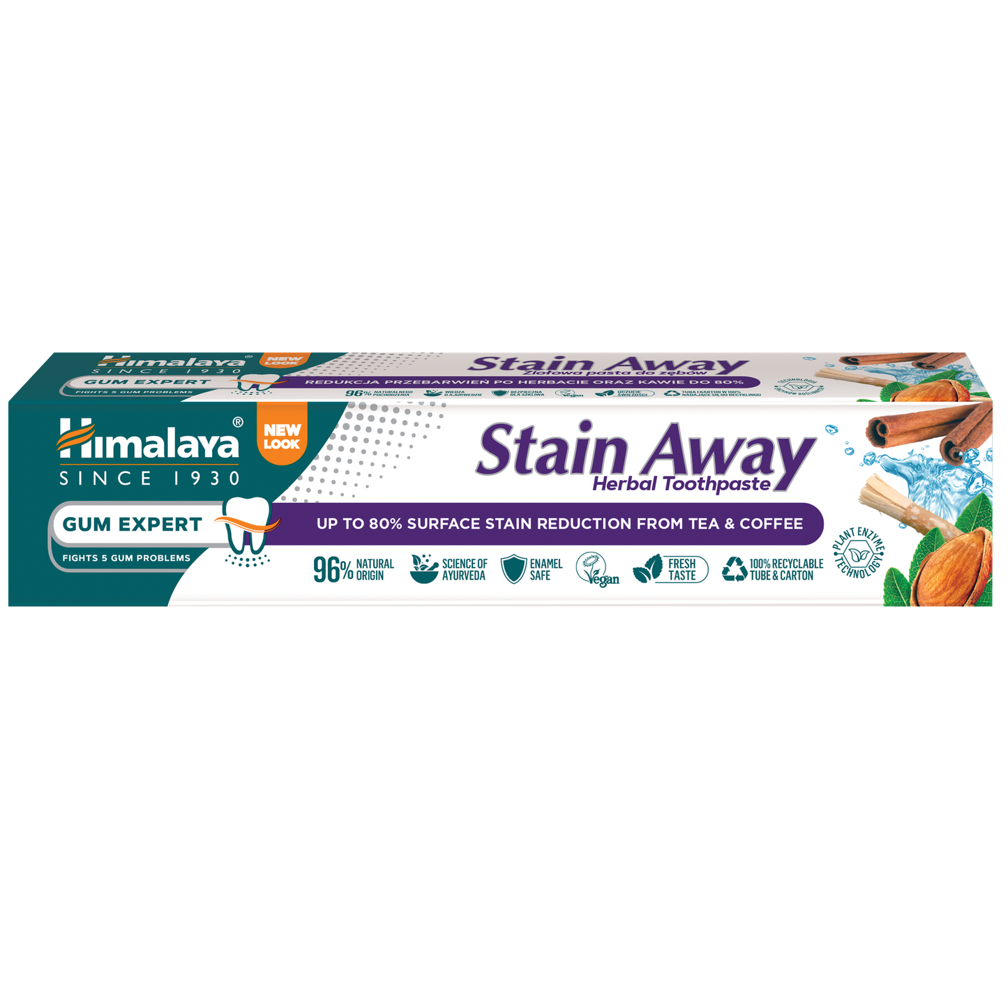 Pasta de dentes removedora de nódoas Himalaya 75 ml