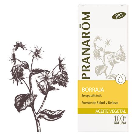 Óleo Vegetal de Borragem Biológico Pranaróm, 50 ml