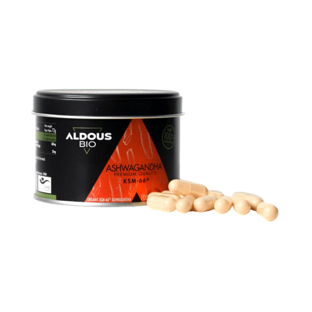 ASHWAGANDHA KSM66, 100 cap. Biografia de Aldous