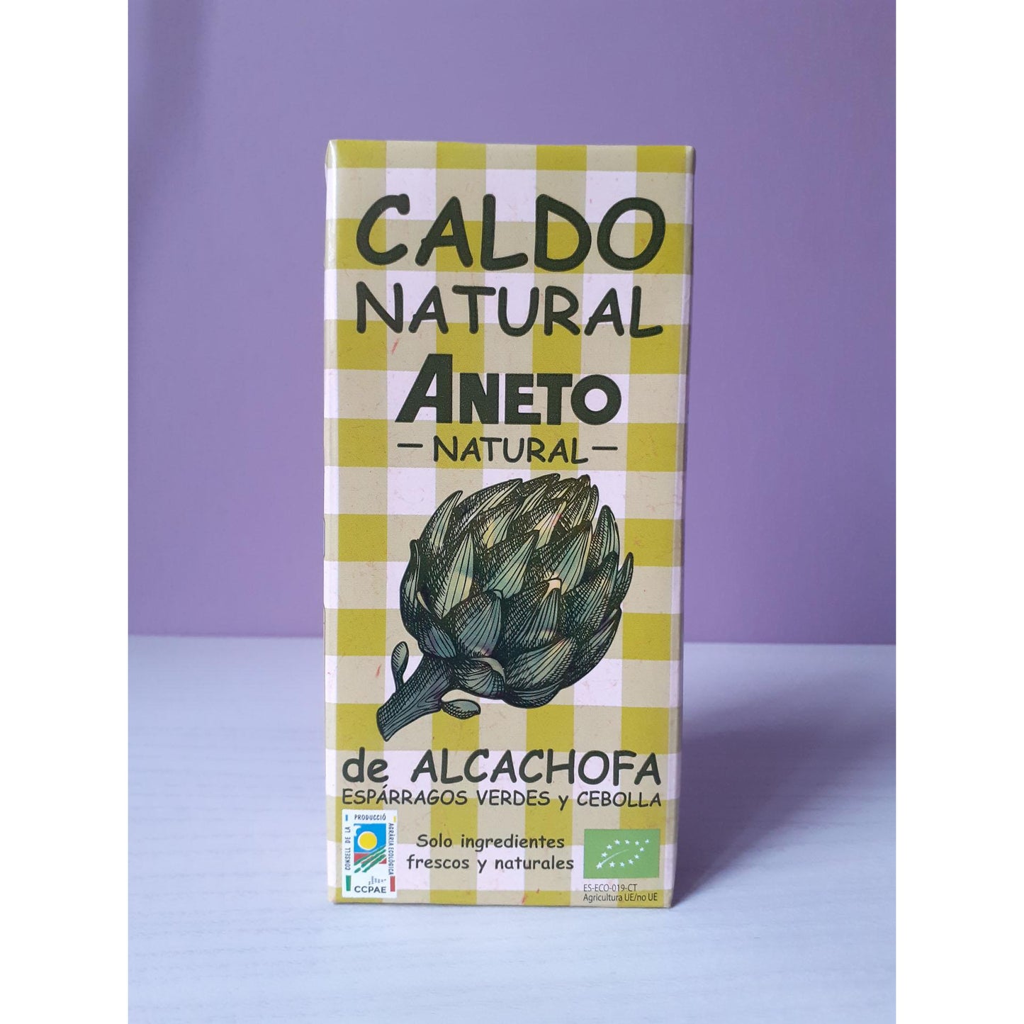 Caldo natural de alcachofra Aneto ECO Bipack 330ml