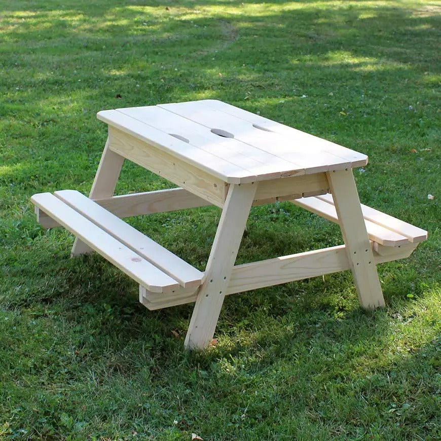 Mesa de piquenique infantil Soulet com caixa de areia