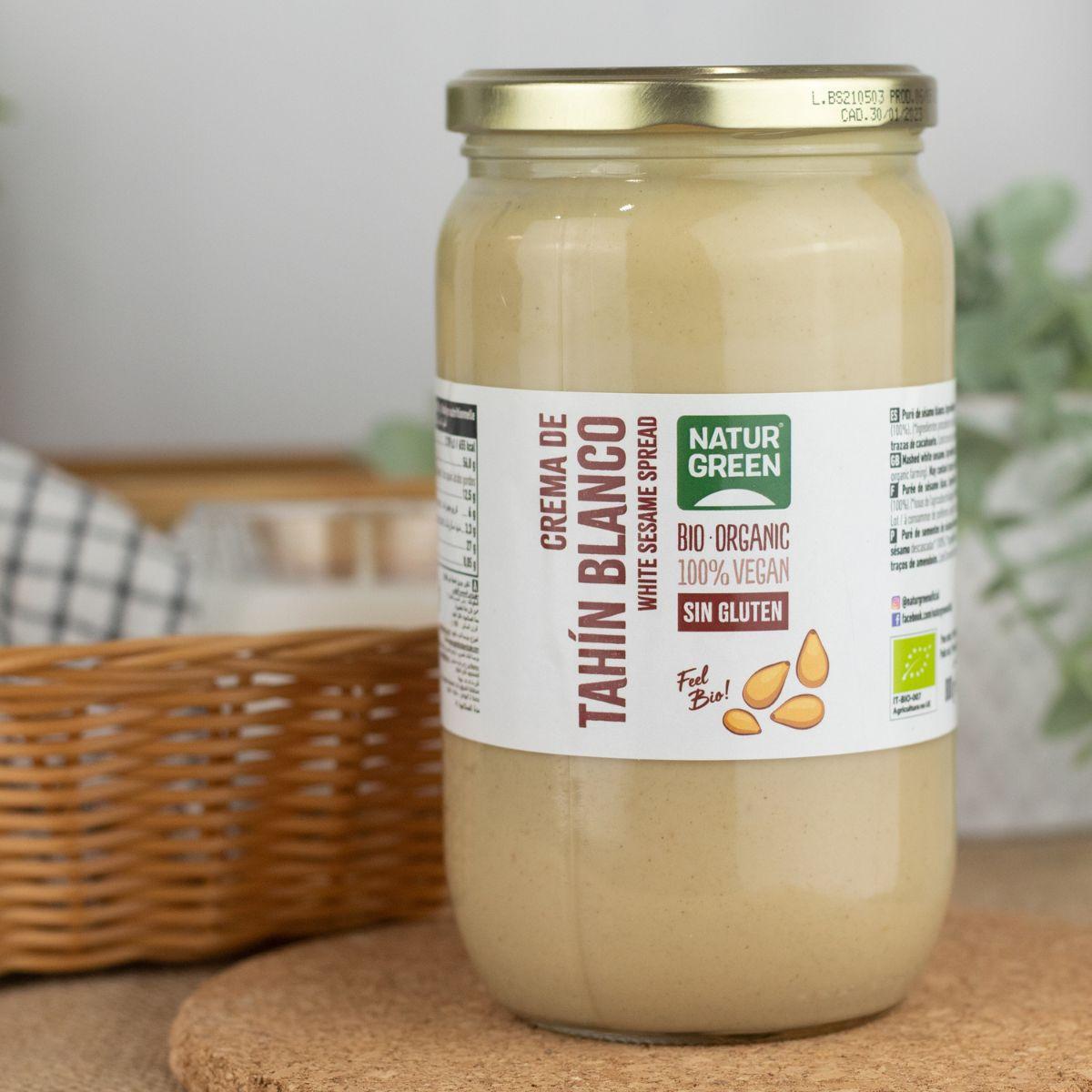 Creme de Tahini Branco sem glúten Naturgreen 300 g