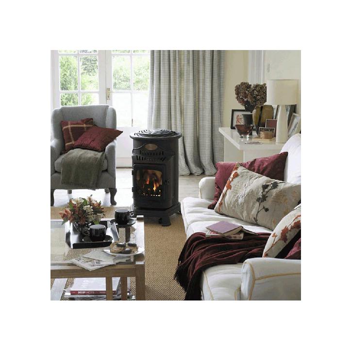 Fogão portátil a gás preto Provence 3,4 kW Fireside