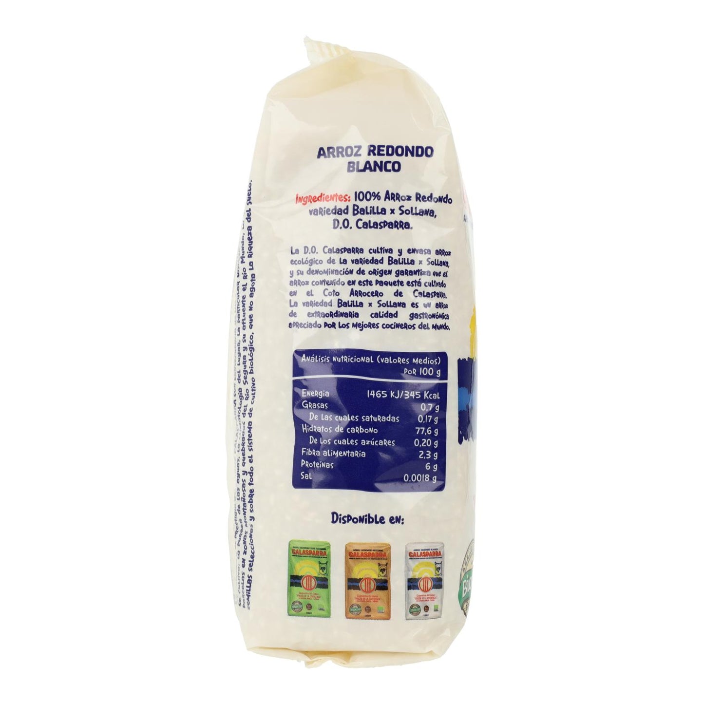 Arroz Branco Calasparra Redondo 1Kg