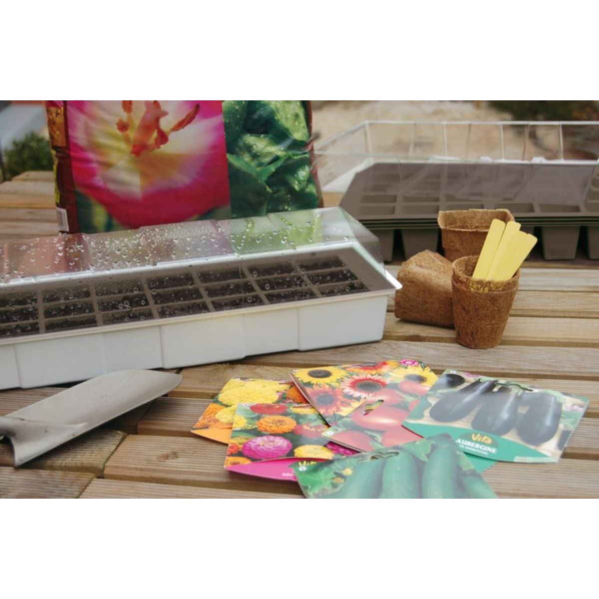 Kit de peitoril de janela para mini estufa Windows Nortene