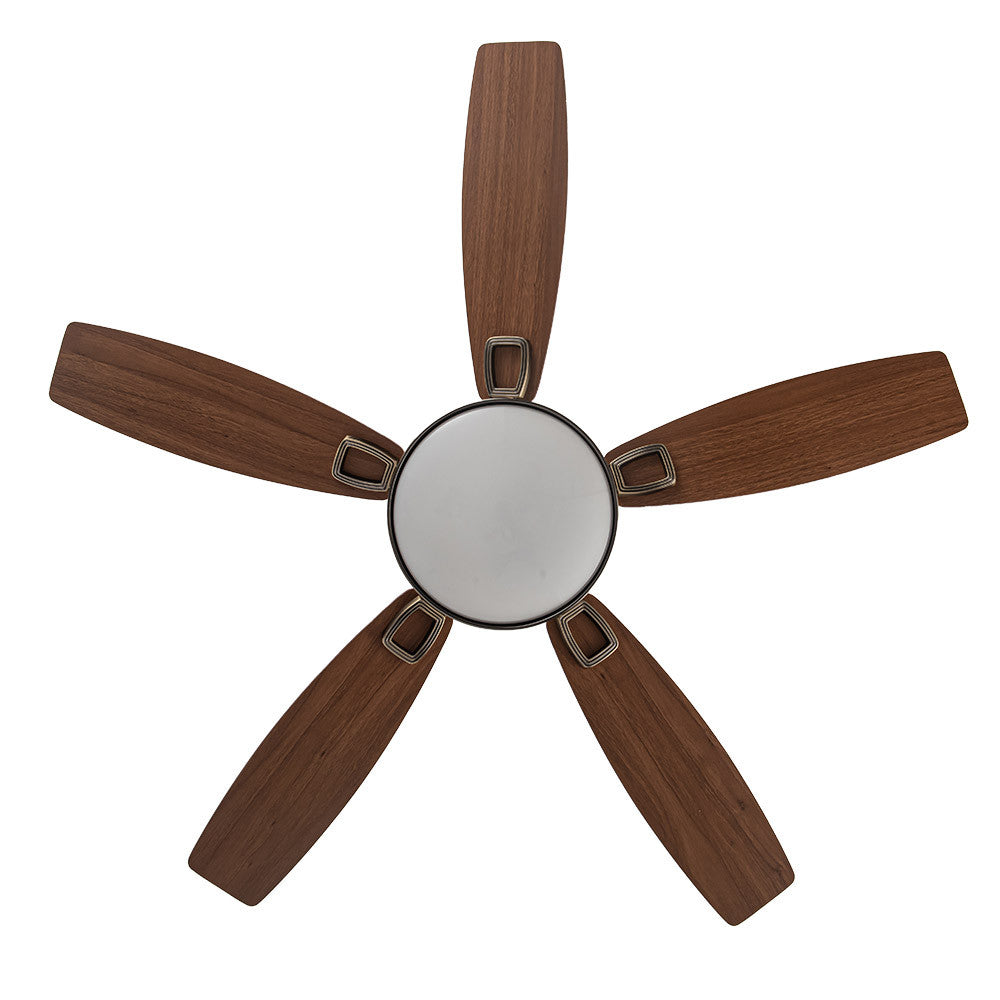 Ventilador 30w Dc Braw Cuero 5 Aspas Nogal/roble 6 Vel. 3 Colores 106,7d C/remoto, Memoria Y Temporizador 2850lm_3
