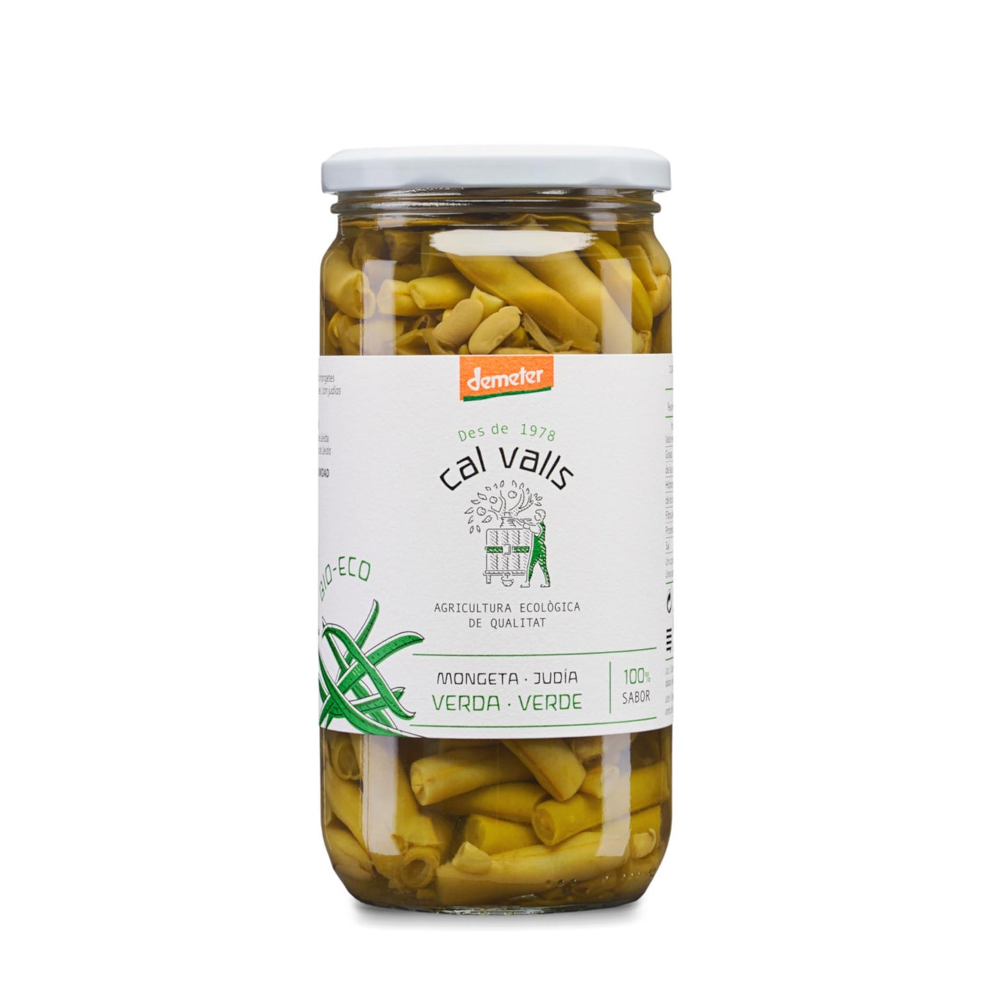 Feijão Verde Biológico/Demeter Cal Valls 660g
