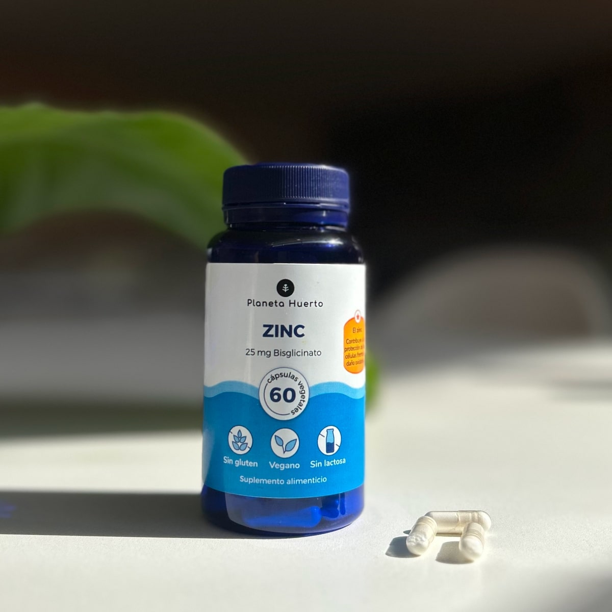 Bisglicinato de Zinco Planeta Huerto 60 Cápsulas