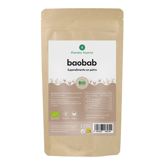 Baobá em pó Eco Planeta Huerto 125 gr
