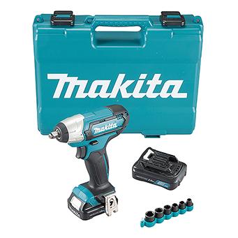 Chave de Impacto Makita 12V CXT 140Nm + Chaves de Caixa TW140DSAEX