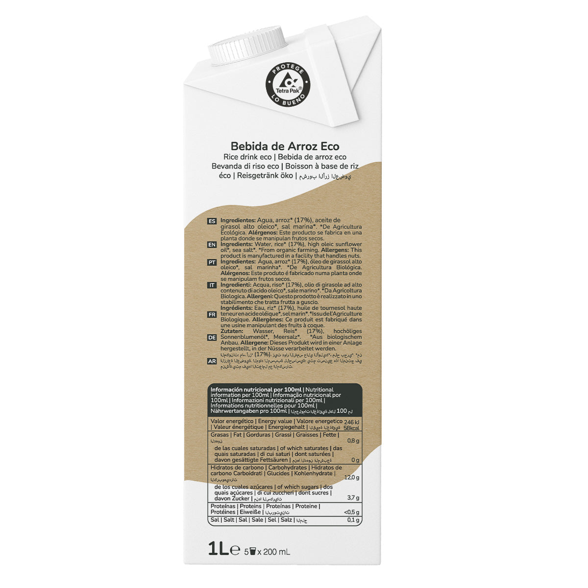 Bebida de Arroz Planeta Huerto Eco 1L