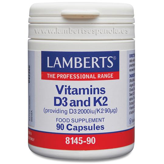 Vitamina D3 2.000 UI e K2 90 µg, Lamberts