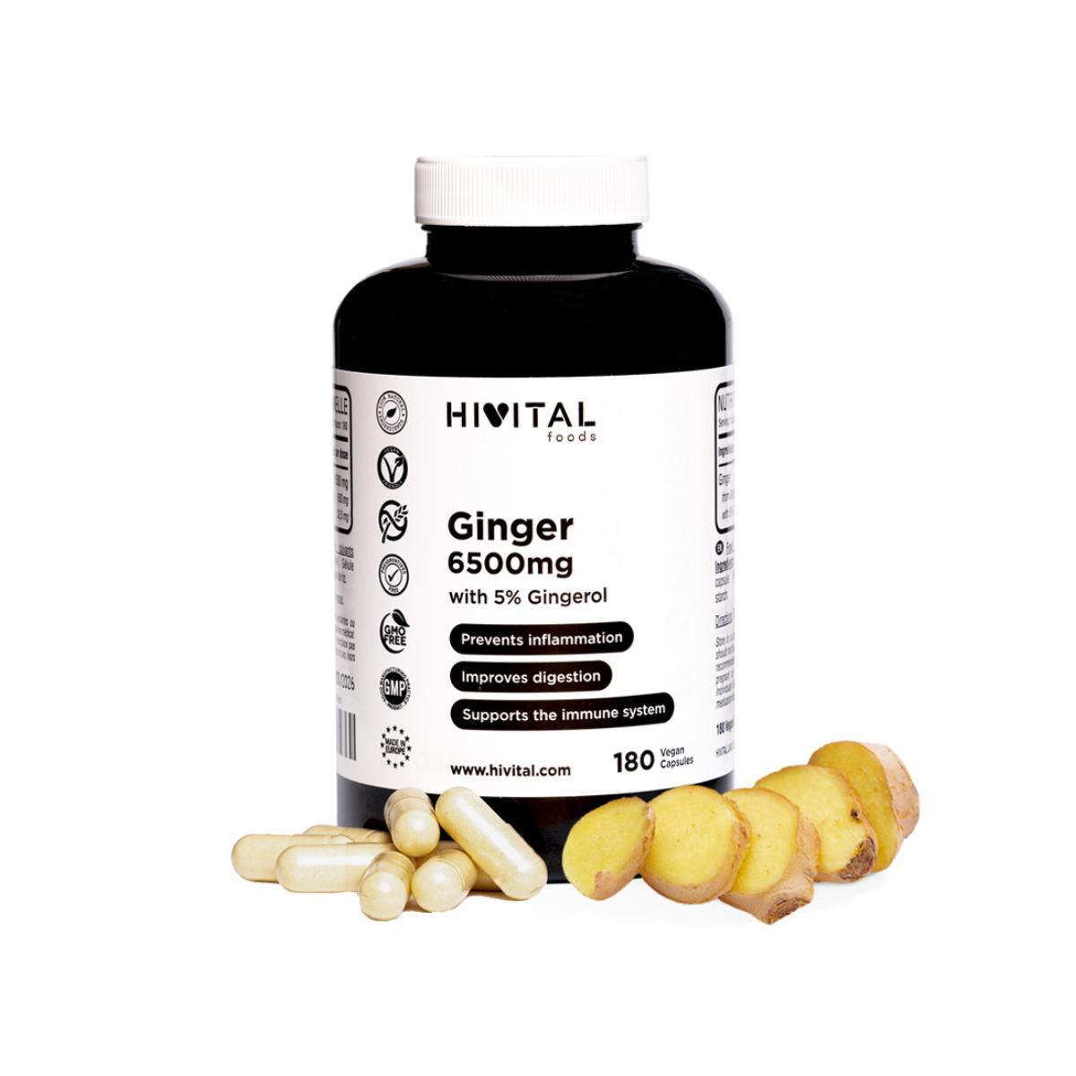 Hivital Gengibre 180 cápsulas