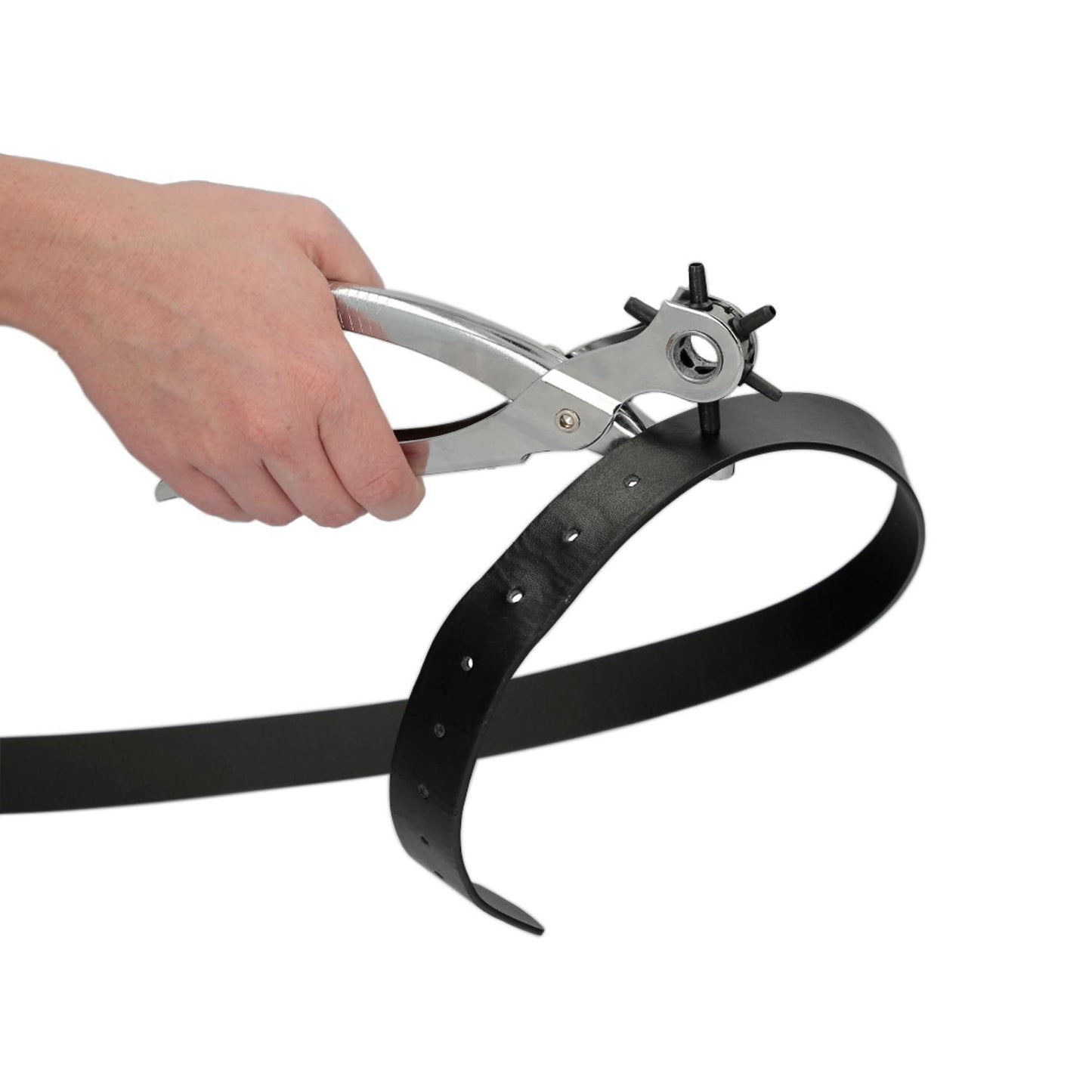 Sacabocados Estrella Profesional 225 Mm. Agujeros De Ø 2,5 A 5 Mm. Alicates Agujeros, Perforador Cuero, Alicates Cinturones,