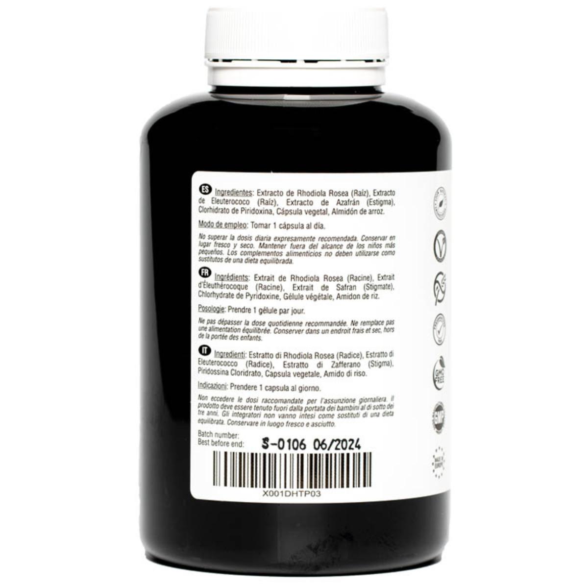 Rhodiola Rosea 4000 mg 180 cápsulas vegan Hivital