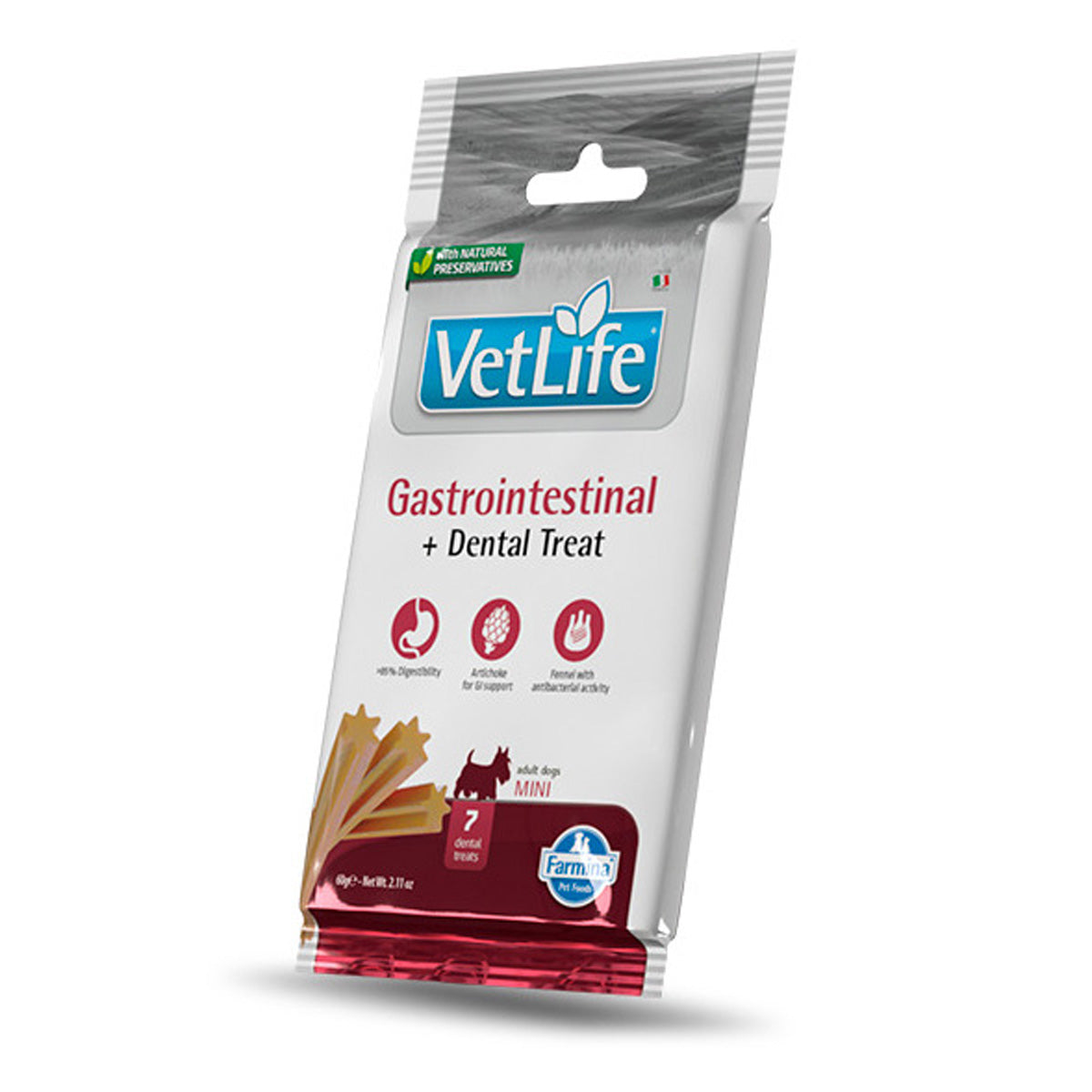 Treat vet life nat cão gastro intestinal mini Farmina 60 g