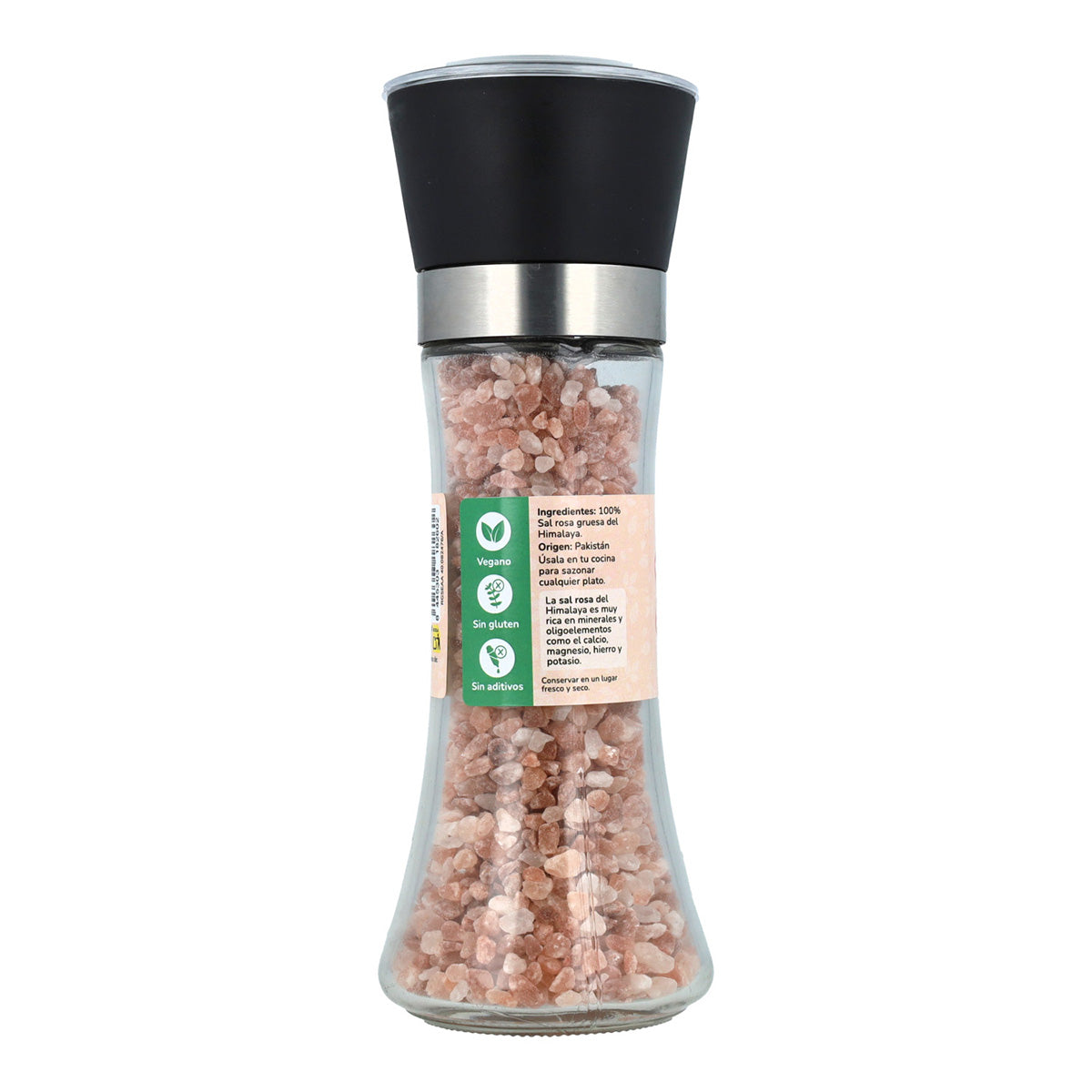 Moinho de sal rosa ECO Planeta Huerto 200g